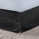 Ver imagem 1 de Saia Box Matelada Beatriz com Laço Casal Padrão Preto