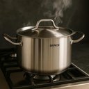 Ver imagem 2 de Caçarola 12,2l com Tampa Aço Inox Panela Indução 32cm Brinox Profissional Buffets Restaurantes