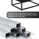 Ver imagem 7 de Mesa de Cabeceira Industrial Pé de Aço 1 Gaveta Corrediça Telescópica 1 Nicho - Preto/pé Preto