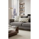 Ver imagem 2 de Kit 2 Almofadas Jacquard Codão 33 - Bege Geométrico