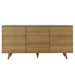 Buffet Aparador Madesa 3 Gavetas e 2 Portas com Pés - 9