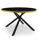 Ver imagem 3 de Conjunto Mesa de Jantar Redonda Solaris Preta 120cm com 4 Cadeiras Roma - All Black