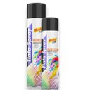 Ver imagem 1 de Kit 2 Tinta Spray Uso Geral Preto Semi Brilho Mundial Prime 400ml