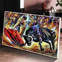 Ver imagem 4 de Quadro Decorativo O Grande Toureiro:90x60/PRETA