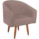 Ver imagem 5 de Poltrona Decorativa Jade Design Moderno Sala de Estar Quarto Escritório Confortável Luxo Pés Palito
