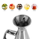 Ver imagem 5 de Galheteiro com Bico Jarra Aço Inox Dispenser de Azeite 250ml