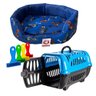Kit Caixa de Transporte + Escova Rastelo + Caminha Pet Tam 3 - 2