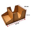 Ver imagem 4 de Porta Guardanapo e Temperos em MDF - Kit 5 Unidades