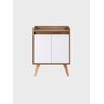 Aparador Buffet 60cm Mdf Freijo com Branco Madri - On Móveis - 1