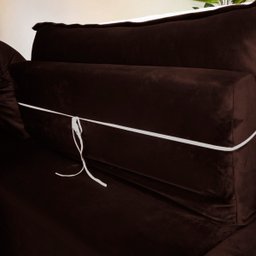 Capa Protetor de Sofá Retrátil Impermeável 3 Lugares Assento 1,80m Face Única Cinza - 4