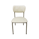 Ver imagem 3 de 6 Cadeira Cozinha Lis Reforçada em Aço Estofado Corino Macio