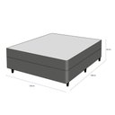 Ver imagem 6 de Cama Box com Colchão Casal Airtech 100 D33 Espuma Branco Ortobom