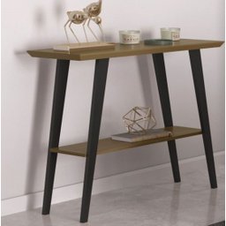 Aparador Sala Mesa Decorativa Mônaco Com Pés em Madeira Maciça - Freijó - 2