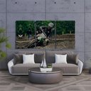 Ver imagem 1 de Kit 3 Quadro Decorativo Motocross Enduro Trilha 28x20cm