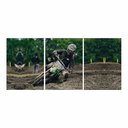 Ver imagem 3 de Kit 3 Quadro Decorativo Motocross Enduro Trilha 28x20cm