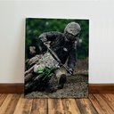 Ver imagem 5 de Kit 3 Quadro Decorativo Motocross Enduro Trilha 28x20cm