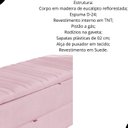 Ver imagem 2 de Calçadeira Baú Sapateira 160cm Ayla Suede Tampo Reto