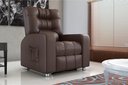 Ver imagem 1 de Poltrona Reclínavel Mx7 Azera Corano Marrom F289 - Matrix