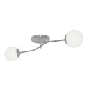Ver imagem 2 de Lustre Aro Sputnik Prata Jabuticaba Orby Sala Quarto Cozinha