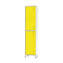 Ver imagem 1 de Roupeiro De Aço Insalubre 2 Portas Vestiário Nr 18/24 Locker Amarelo