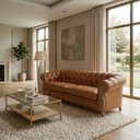 Ver imagem 6 de Sofá Living Capitone 2 Lugares Milano 188 cm Pes Madeira Courino Tcs 727 Moll
