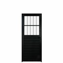 Ver imagem 1 de Porta Postigo Aluminio Preto 2.10 X 0.90 Lado Direito - Hale