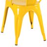 Kit 3 Cadeiras Iron Tolix - Amarelo - 6