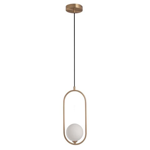 Lustre Pendente Luminaria Teto E27 Globo Oval Decoraçao Moderna Casa Sala Recepçao