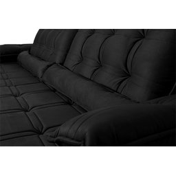 Sofá Retrátil Reclinável 300cm Ascari Suede Velut com molas Ensacadas - King House - 7