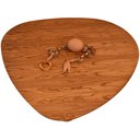 Ver imagem 5 de Mesa Jantar Orgânica Ondas Base MDF Laminado Madeira de Cinamomo Amêndoa 136x136