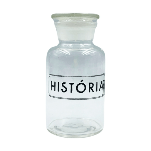 Frasco de Vidro Histórias - Casa Toco
