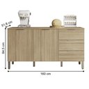 Ver imagem 3 de Balcão Glam Freijó/freijó