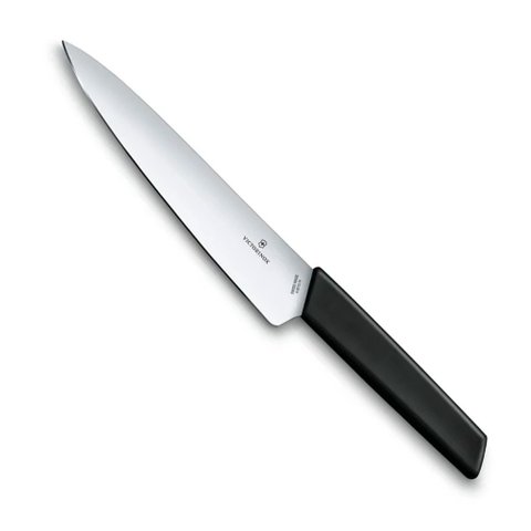 Faca Victorinox Swiss Modern - Lâmina Lisa - 19 Cm - Preta - 6.9013.19b