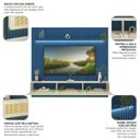 Ver imagem 6 de Estante Home para TV até 85 Polegadas Ripado com LED 100% MDF 250CMX228,8cm Nobre Native Azul