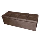Ver imagem 2 de Kit Cabeceira/Calçadeira Baú Copenhague Casal - Ecotec Decor
