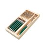 Conjunto de Talheres Luxo 18 Peças Original Laguiole La Tour - Verde - 3