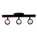 Ver imagem 1 de Luminária Trilho 3 Spots Direcionáveis Dicroica com Canopla Cor:preto