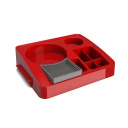 Bandeja Porta Café Mesa Portátil P/ 1 Garrafa Sachê e Copo Unitermi Bandeja Srvire I Branco - 3