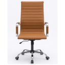 Ver imagem 3 de Cadeira Presidente Charles Eames Esteirinha - Caramelo - Pollo Móveis - 32885