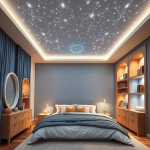 Iluminação Céu Estrelado Original Rgbw Kit Fibra Ótica 400