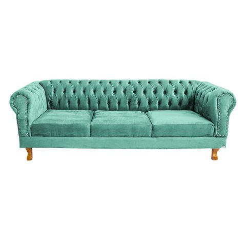 Sofá Chesterfield Capitone Duque 1,80cm  ACQUA / DECORAÇÃO /  SALA