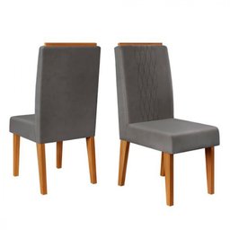 Conjunto de Mesa Dj Rouge 1,70X0,90 6 Cadeiras 278-001-967-022 - 3