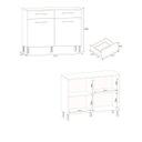 Ver imagem 4 de Balcão para Cozinha 2 Portas 2 Gavetas Brasília Atualle Móveis