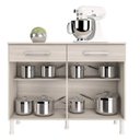 Ver imagem 2 de Balcão para Cozinha 2 Portas 2 Gavetas Brasília Atualle Móveis