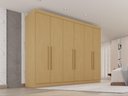 Ver imagem 1 de Guarda-Roupa Casal 100% MDF com 6 Portas e 6 Gavetas 274cm Multimóveis Madeirado
