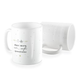 Caneca Aqui mora um café - 1