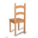 Ver imagem 6 de Conjunto Mesa de Jantar 6 Lugares com 6 Cadeiras Madeira Maciça Rubi Amarelo/Mel