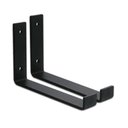 Ver imagem 1 de 2 Mão Francesa Suporte Prateleira Invertido 15cm Preta Ferro