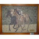 Ver imagem 1 de Painel Corrida de Cavalos em Mosaico 150x200