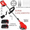 Aparador de Grama sem Fio Roçadeira a Bateria Nakasaki 1580w - 1